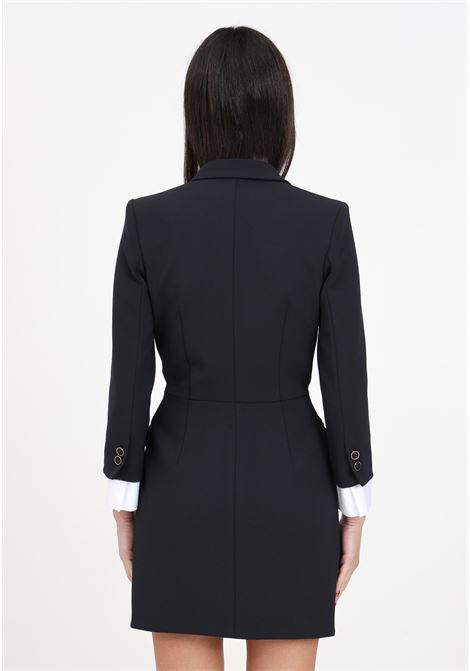 Robe manteau da donna nero in crêpe stretch ELISABETTA FRANCHI | ABT1041E2110